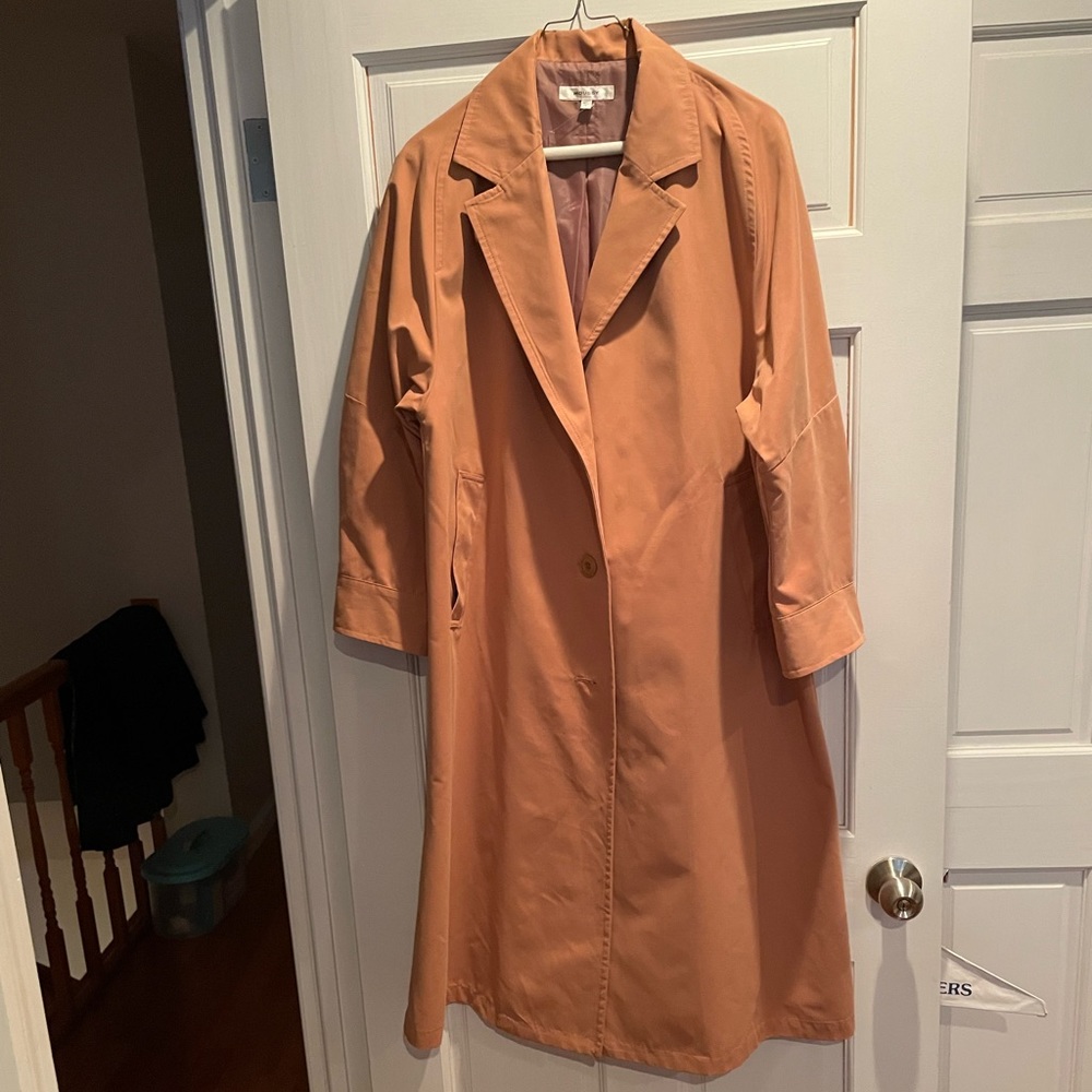 Moussy Sz1 (szS) Swing A-line Duster Trench Coat